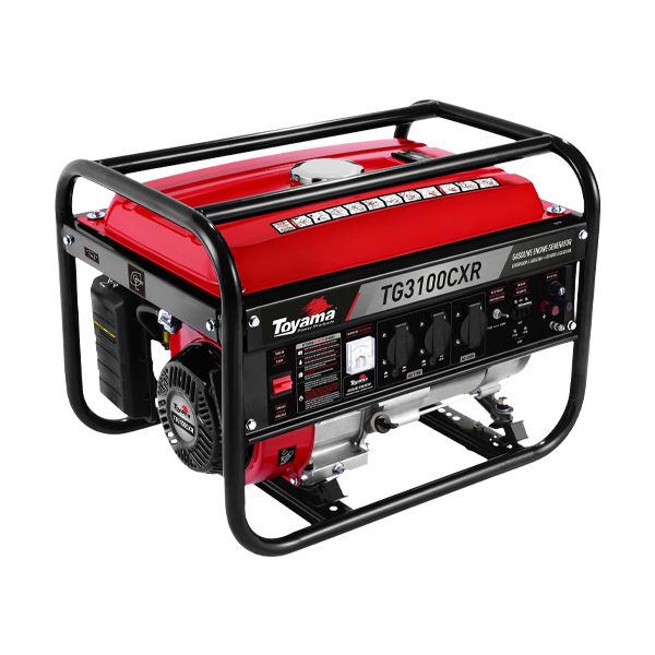 Planta eléctrica a gasolina 3100 Watts 127 V  13.4 Amperios 2 Fases Toyama