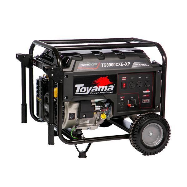 Planta eléctrica a gasolina 7200 Watts 127-230 V  31.3 Amperios 2 Fases Toyama Profesional