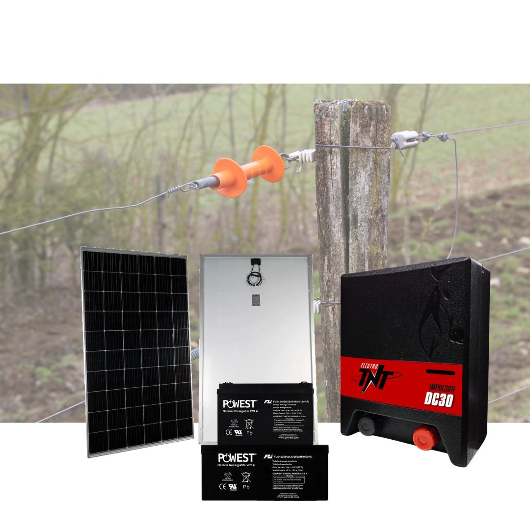 Kit cerca eléctrica Solar 30 hectáreas