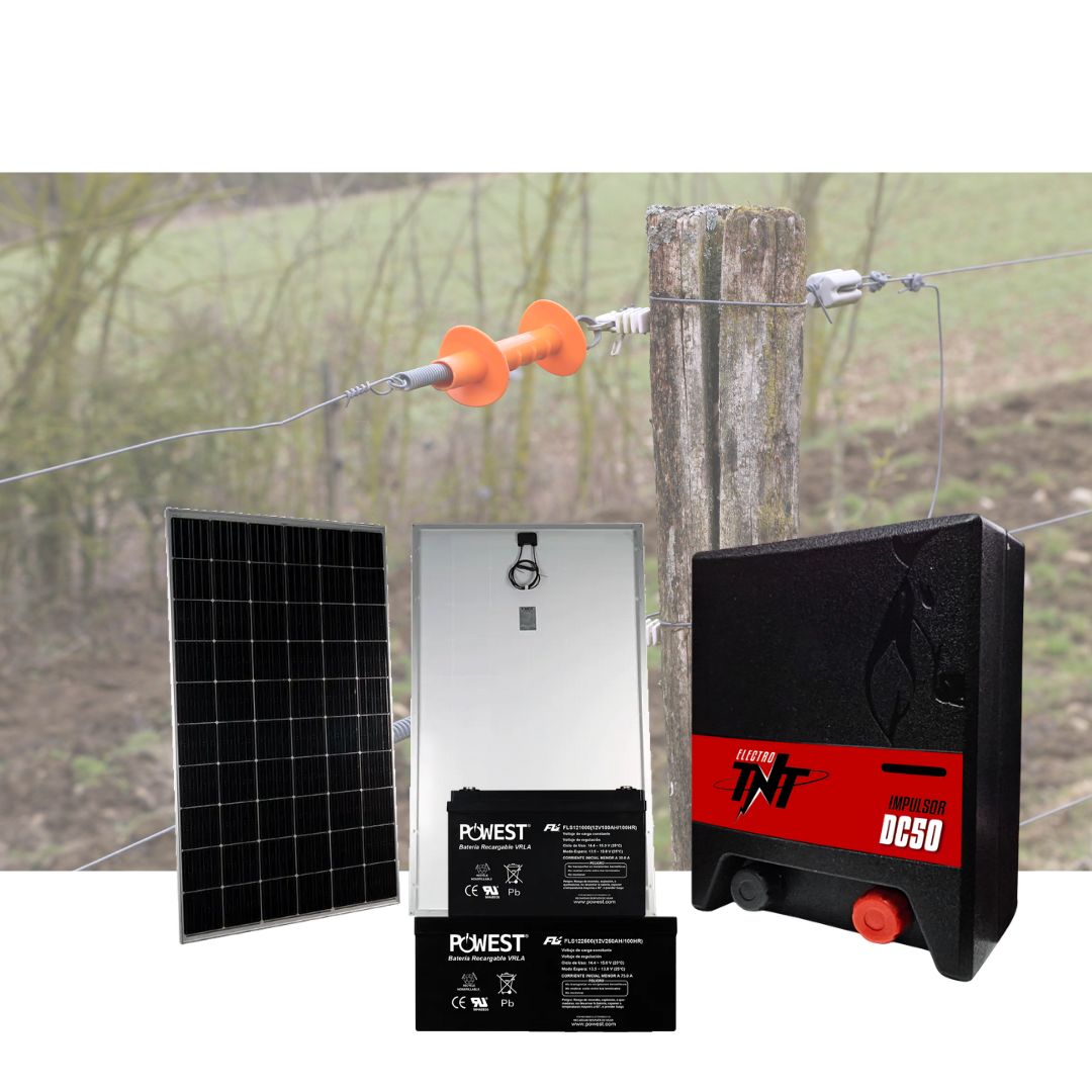 Kit cerca eléctrica Solar 50 hectáreas