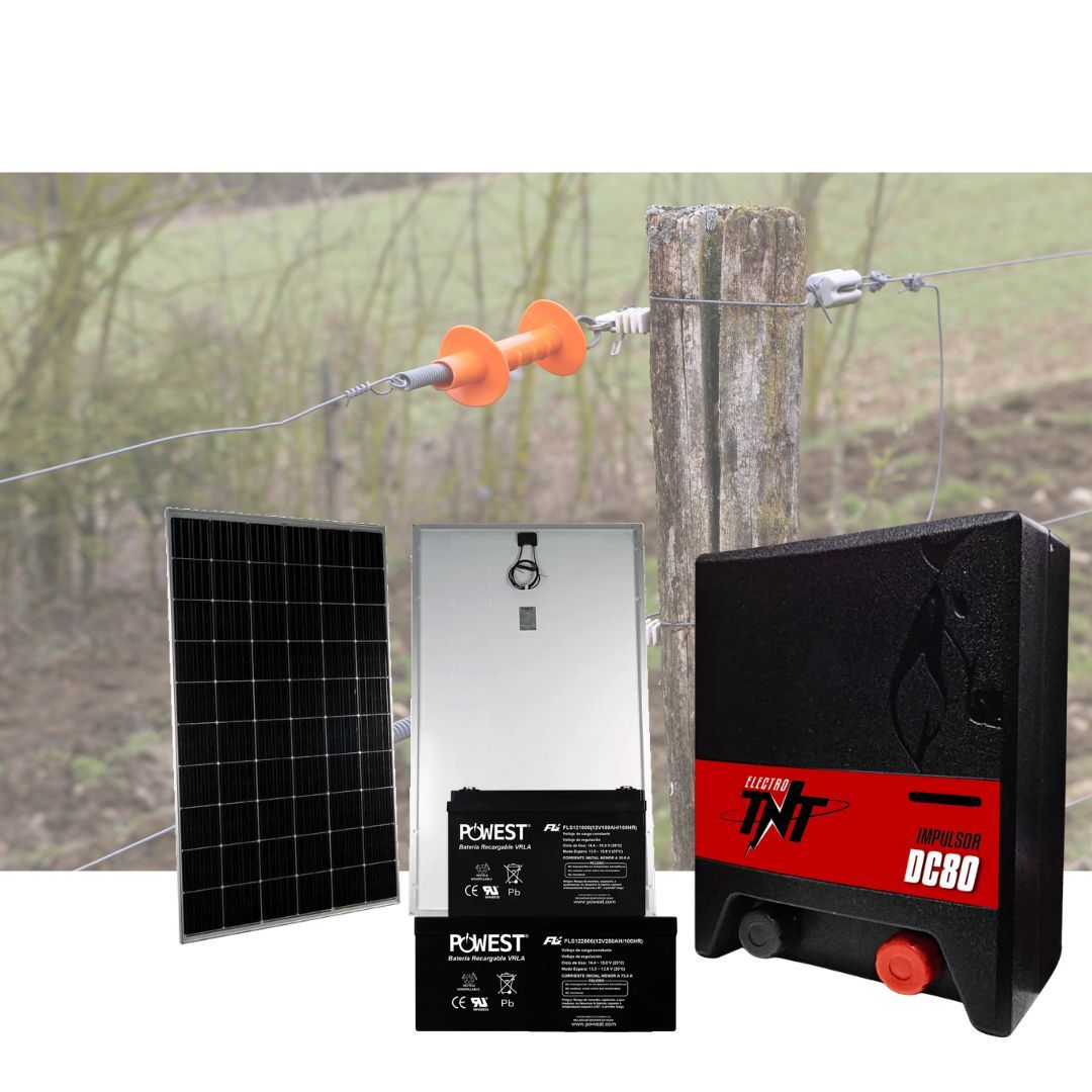 Kit cerca eléctrica Solar 80 hectáreas