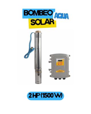 Electrobomba sumergible solar 2 hp tipo lapicero