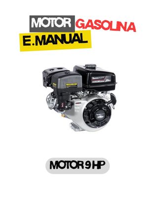 Motor a gasolina 9.0 Hp Max 3600rpm Encendido Manual Toyama