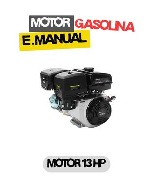 Motor a gasolina 13 Hp Max 3600rpm Encendido Manual Toyama