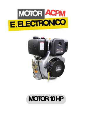 Motor diesel 10 Hp Max 3600rpm Encendido Manual Electrónico Toyama