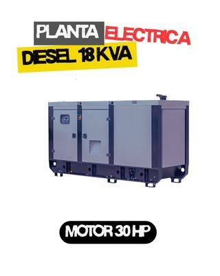 Planta Electrica Diesel 18 kVA 110/220V 3F 47 Amp Max. Faw