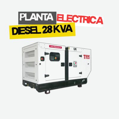 Planta Electrica Diesel 28 kVA 115/230V 3F Lister Petter Cabinada