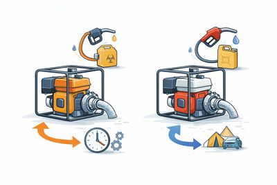 motobomba diésel o gasolina cual comprar en Colombia