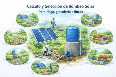 Calculo y selección para bombeo solar