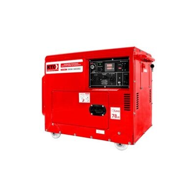 Generador Eléctrico Diesel 7000 Watts 115/230V 2F KTC Silenciosa Cabinada Generador Eléctrico Diesel 7000 Watts 115/230V 2F KTC Silenciosa Cabinada