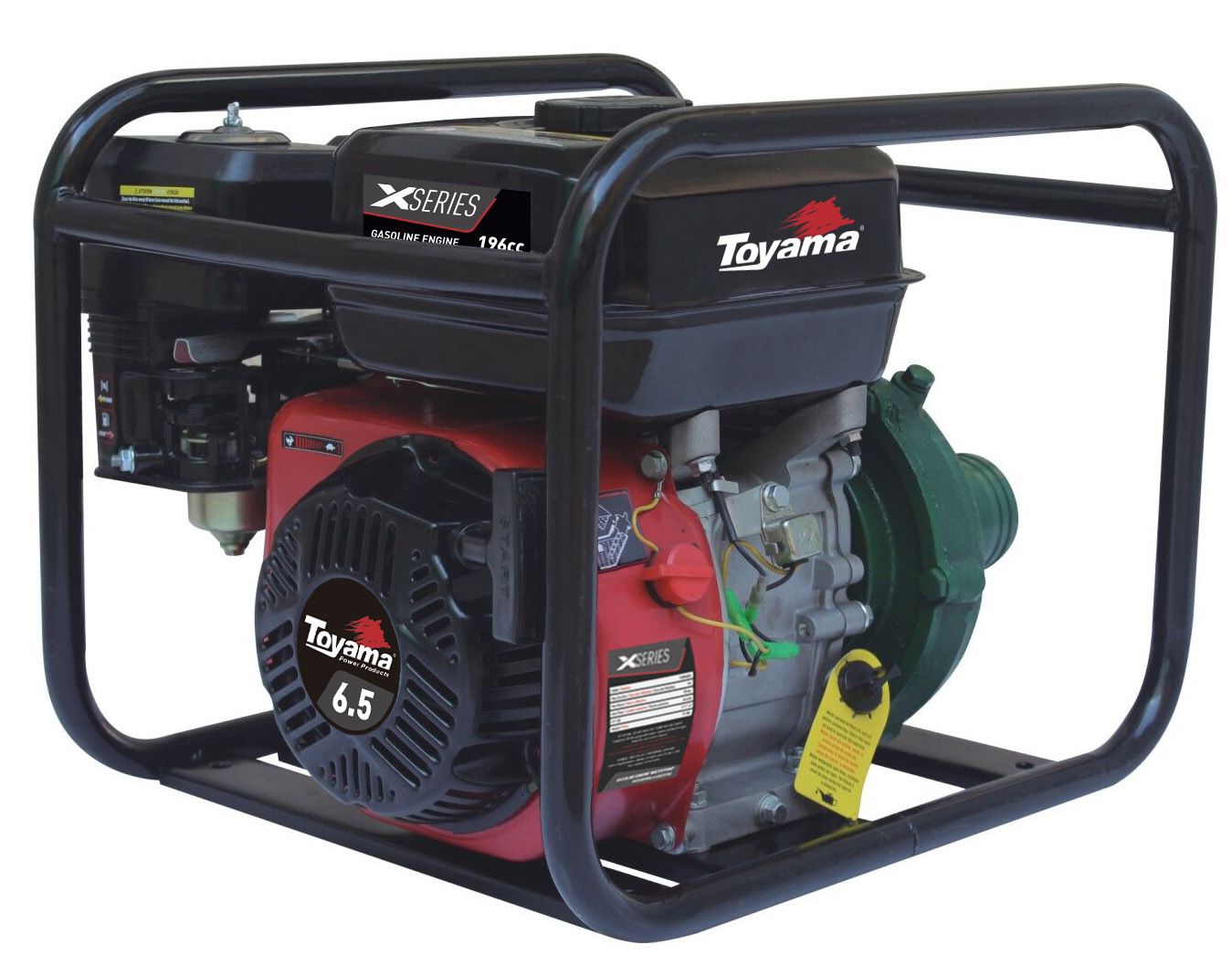 Motobomba a Gasolina 2.5" x 2" pulgadas Presión Motor 6.5 hp Toyama