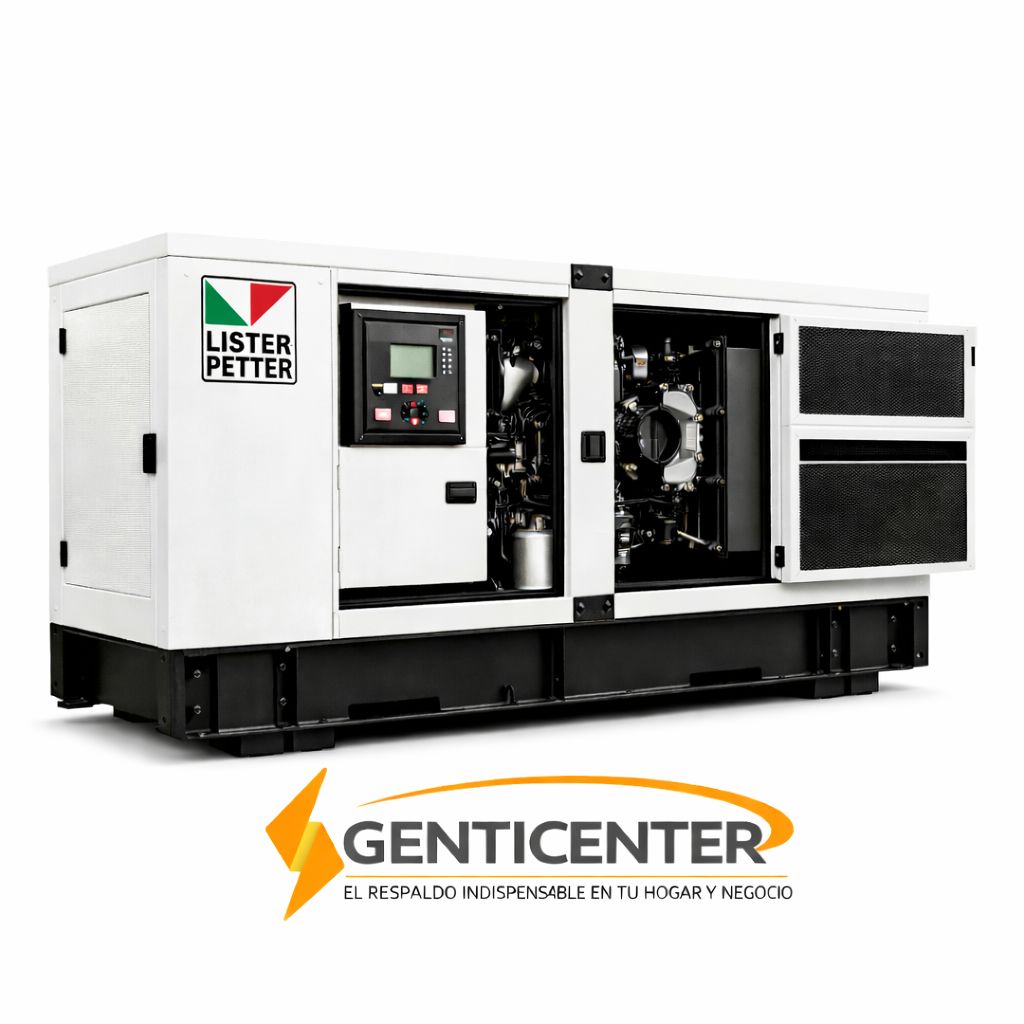 Planta Electrica Diesel 83 kVA 115/230V 3F Lister Petter Cabinada