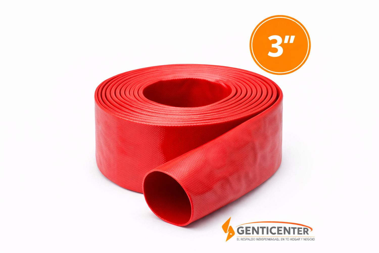 Manguera plana 3 pulgadas para agua tipo bombero