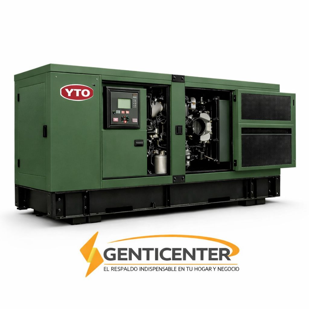 Planta Electrica Diesel 60 kVA 110/220V 3F 130 Amp Max. YTO