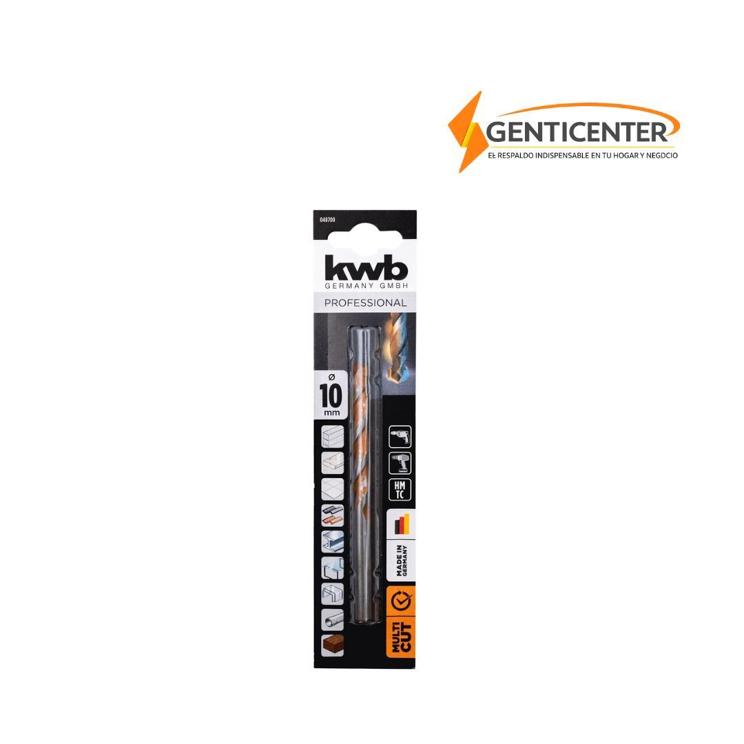 Broca Multimaterial  10 mm (3/8) pulgadas