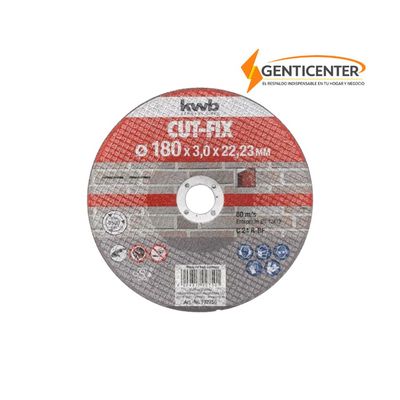 Disco corte metal 7  Acero Inox. 3.0 mm - Pulidora 7 pulgadas