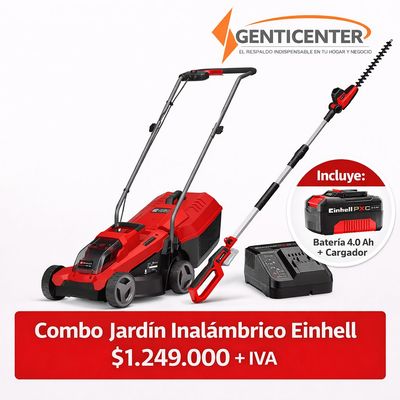 Combo Jardín Inalámbrico Einhell