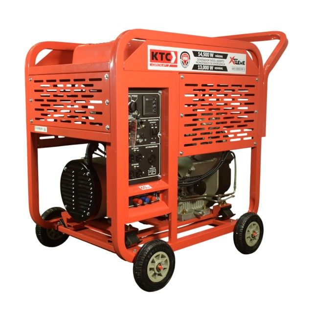 Generador  Diesel Xtreme de Emergencia KTC ODG15X-1 13 kVA 14.5 kVA 110/220V 2F 56 Amperios Max.