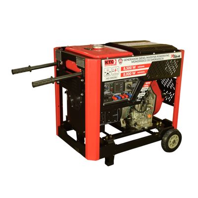 Generador  Diesel Xtreme Inverter de Emergencia KTC ODG9Xi 8 kVA 8.5 kVA 110/220V 34/69 Amperios Max.