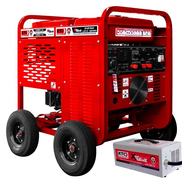 Generador  Diesel Xtreme de Emergencia para Drones KTC ODG15Xi 10.4 kW 13 kVA 110/220V 2F 52 Amperios Max.