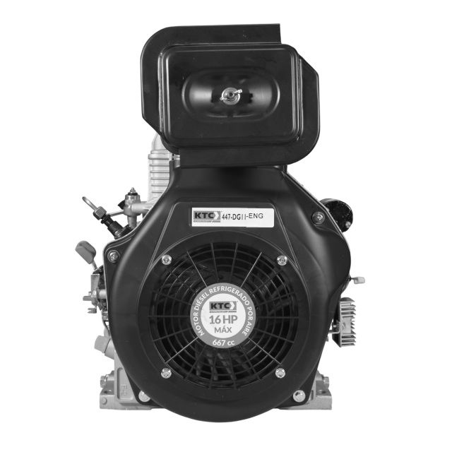 Motor Planta Electrica Diesel 10 kVA 110/220V 3F 26 Amp KTC Silenciosa Cabinada