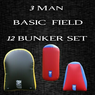 3 MAN - Basic Field Package : 12 Bunker Set