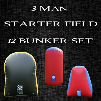 3 MAN - Starter Field Package : 12 Bunker Set
