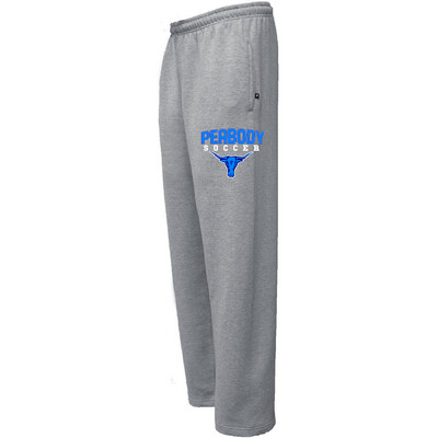 Pennant Brand Peabody High School Soccer Embroidered Open Bottom Sweatpant W/ Pocket