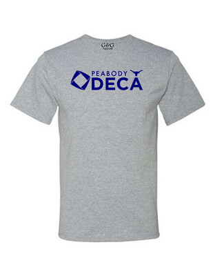 Unisex Youth & Adult 50/50 Dri-Power Peabody DECA T-Shirt - 1 Color
