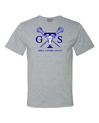 Unisex Youth & Adult 50/50 Dri-Power GTS - Girls Tanner Select Lacrosse Tee
