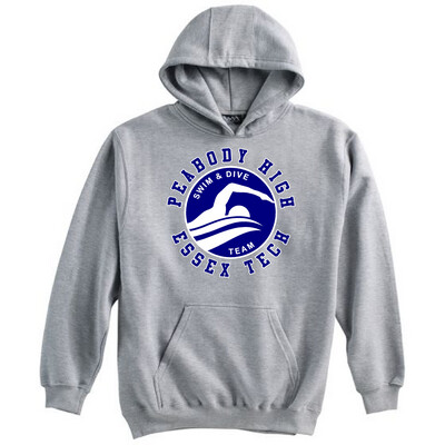 Pennant Brand Peabody High School / Essex Tech Swim & Dive Team Hooded Sweatshirt