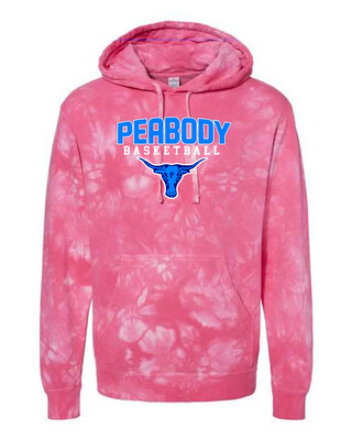 Independent Brand Peabody Basketball Tie Dye Hooded Sweatshirt