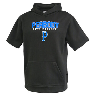 Pennant Brand Peabody Little League Short Sleeve Hooded Sweatshirt