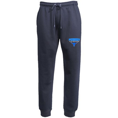 Embroidered Pennant Brand Peabody High School Girls Lacrosse Jogger Sweatpants W/ Pocket