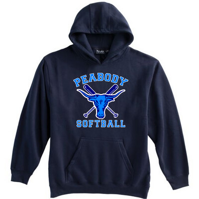 Pennant Brand Peabody Softball Hooded Sweatshirt