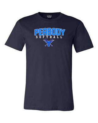 Unisex Youth & Adult 50/50 Dri-Power Peabody Softball T-Shirt 1.0