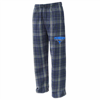 Pennant Brand Peabody Softball Printed Flannel Pant