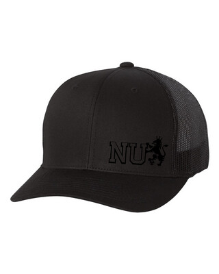 NU Lion Blacked Out Series logo Embroidered Cap