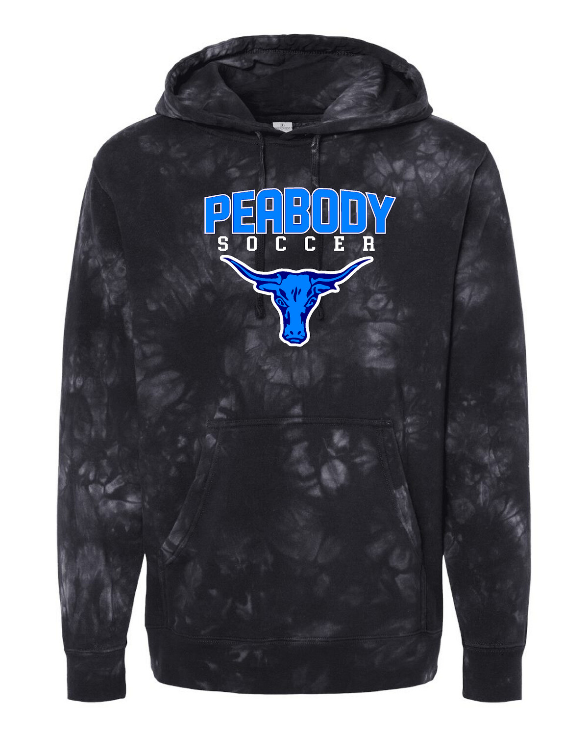 Independent Brand Peabody High School Soccer Tie Dye Hooded Sweatshirt