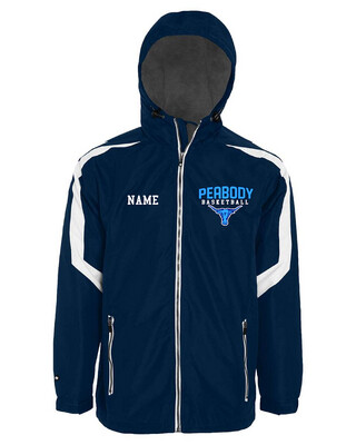 Holloway Brand Charger Peabody Basketball Embroidered and Printed Micro Fleece Lined Jacket