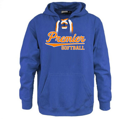 Premier Softball Pennant Brand 9.5oz Face Off Hooded Sweatshirt