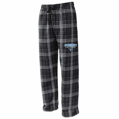 Embroidered Pennant Brand Peabody High Flag Football Flannel Pant