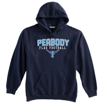 Pennant Brand Peabody High Flag Football Hooded Sweatshirt