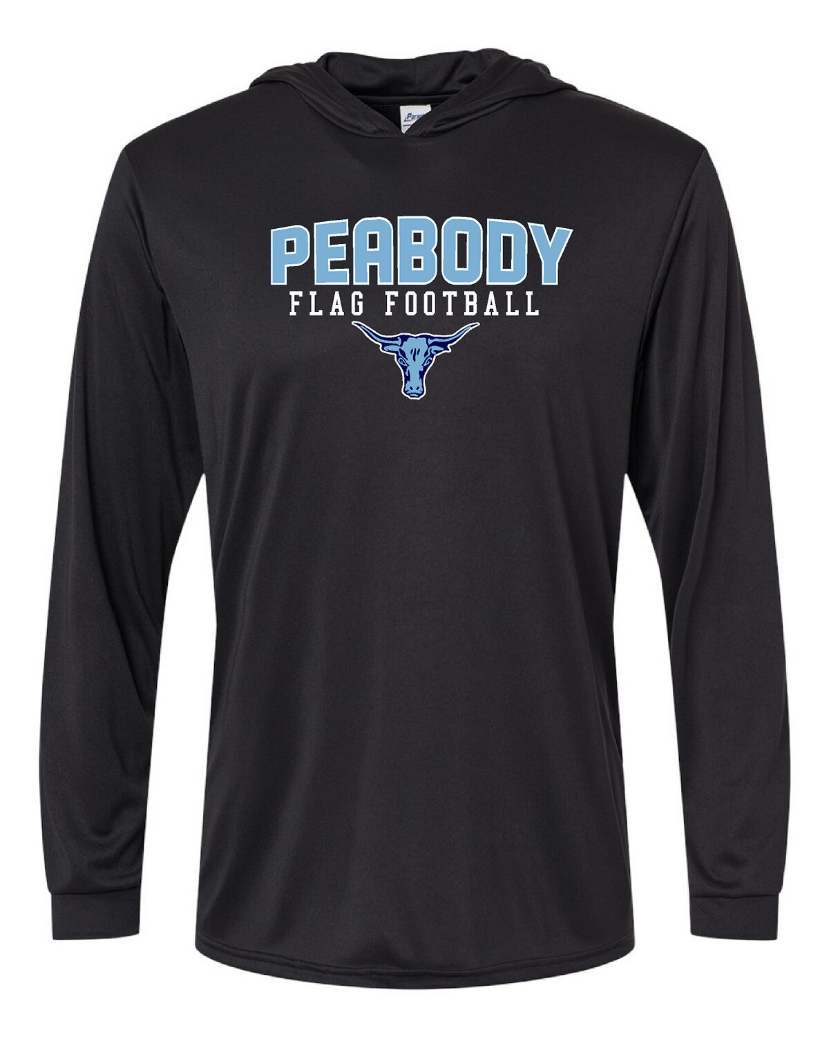 Peabody High Flag Football Dri-Fit Hooded Long Sleeve Shirt W/ UPF50+ Protection