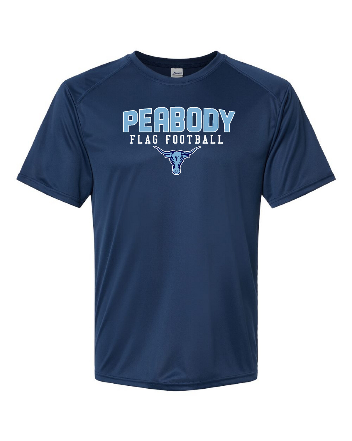 Peabody High Flag Football Short Sleeve Dri-Fit Shirt W/ UPF 50+ Protection