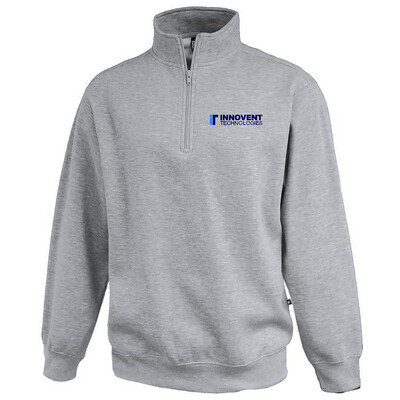Embroidered Pennant Brand Innovent 1/4 Zip Sweatshirt