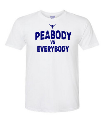 Unisex Premium Soft Cotton Peabody vs Everybody T-Shirt