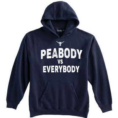 Pennant Brand 10oz Peabody vs Everybody Hooded Sweatshirt