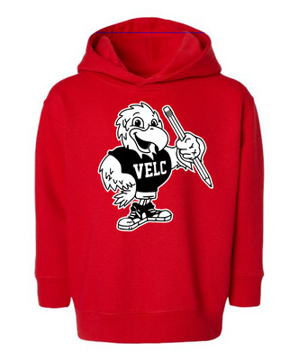 Rabbit Skins Toddler Pullover Fleece Hooded Sweatshirt W/ VELC 1.0 Logo
