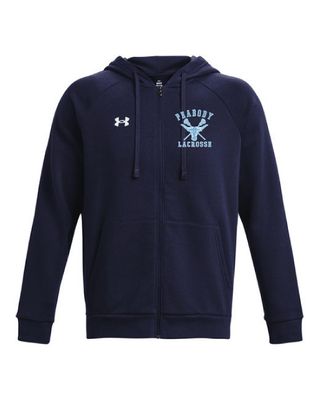 UA Unisex Zip Up Hooded Sweatshirt W/ Peabody High School Girls Lacrosse Printed Logo
